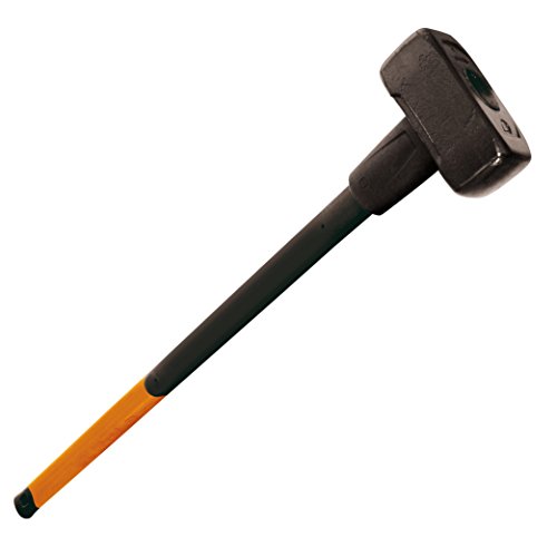 Fiskars Vorschlaghammer, Gewicht: 6,13 kg, Karbonstahl (geschmiedet), Schwarz/Orange, XXL, 1001618