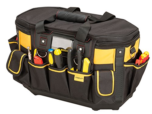Stanley FatMax Werkzeugtasche mit runder Öffnung, 50 x 33 x 31, 600 Denier Nylon, ergonomischer Handgriff, FMST1-70749